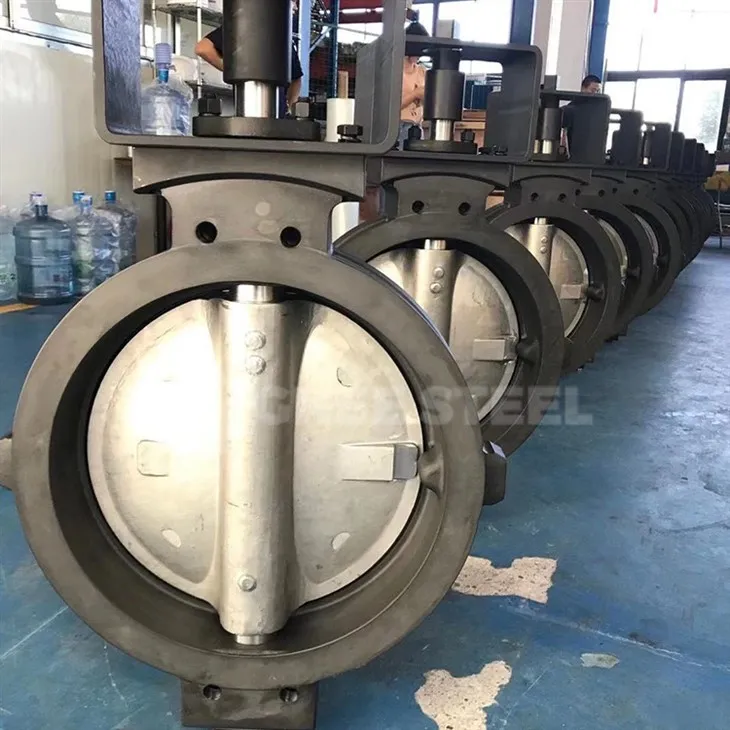 Karbonli po'latdan yasalgan ikkita ofsetli kapalak vana