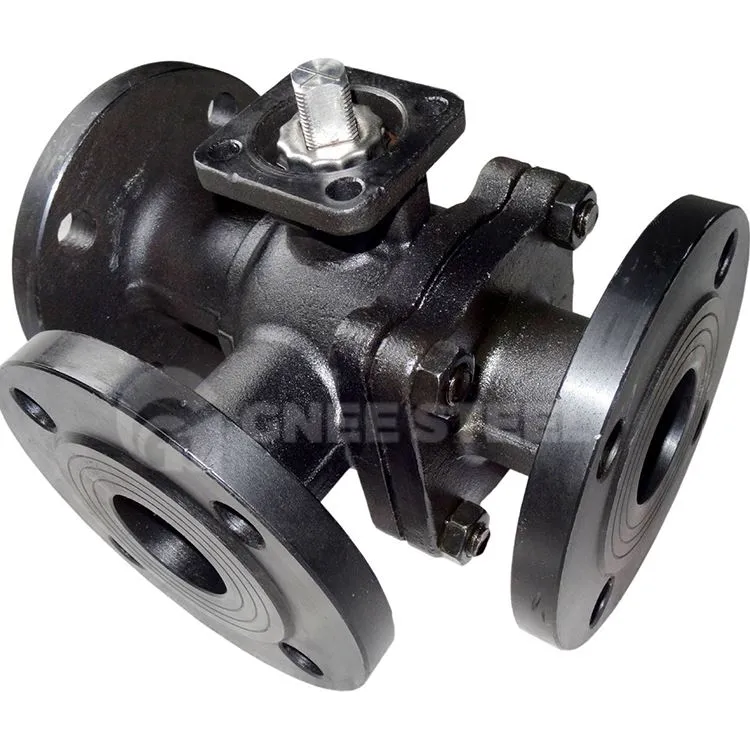 3 tomonlama metall o'rindiqli sharsimon valf