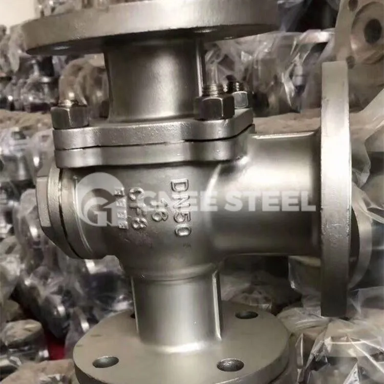 3 yo'lli zanglamaydigan po'latdan yasalgan sharli vana