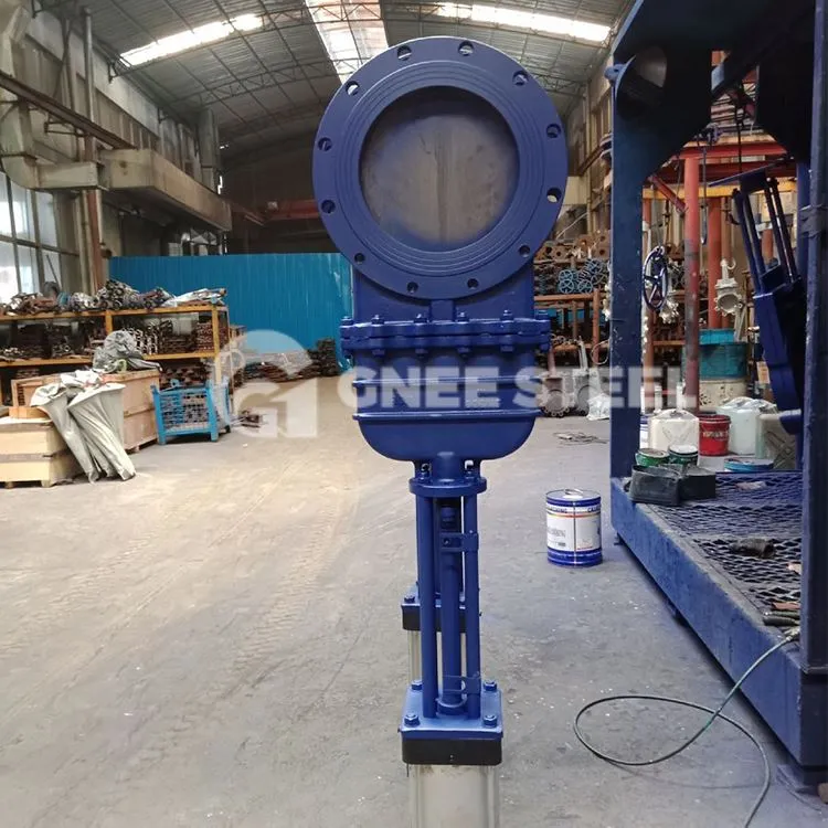 Sozlanishi mumkin bo'lgan pichoqli eshik valfi