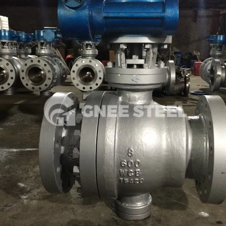 API 6D Trunnion sharsimon klapan