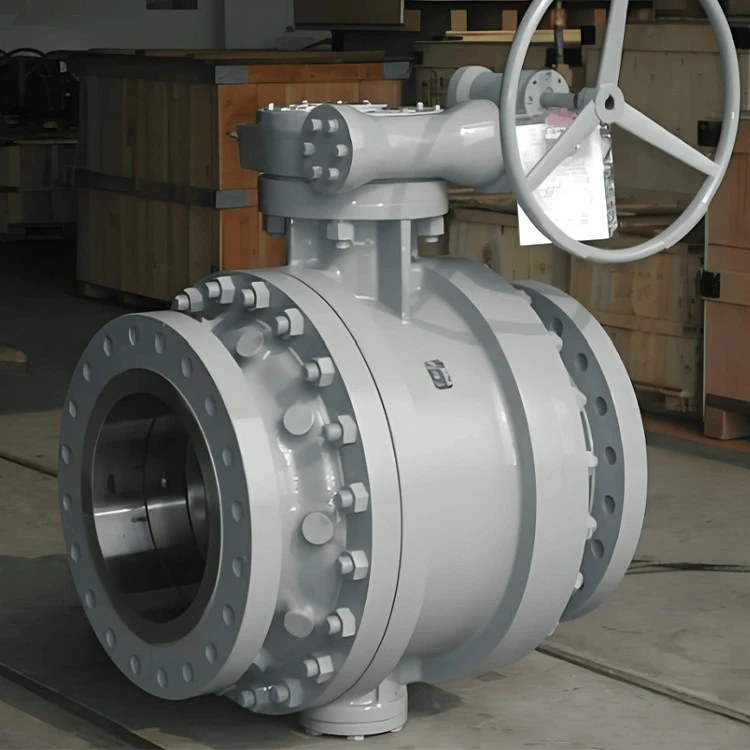 ASTM A216 WCB Trunnion Ball Valve factory