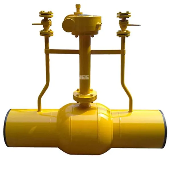 To'liq payvandlangan to'p valfi ko'milgan