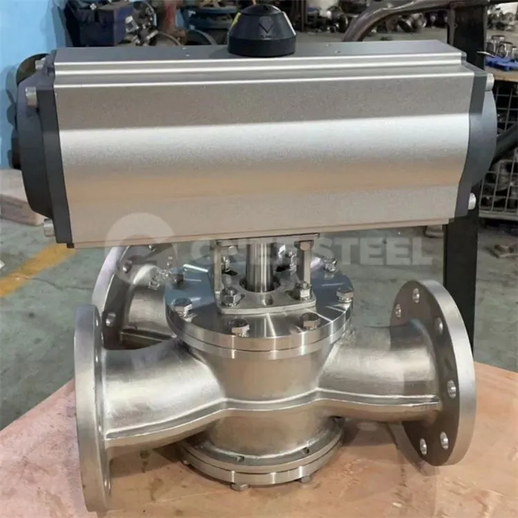 Karbonli po'latdan Y toifali 3 yo'lli balli vana