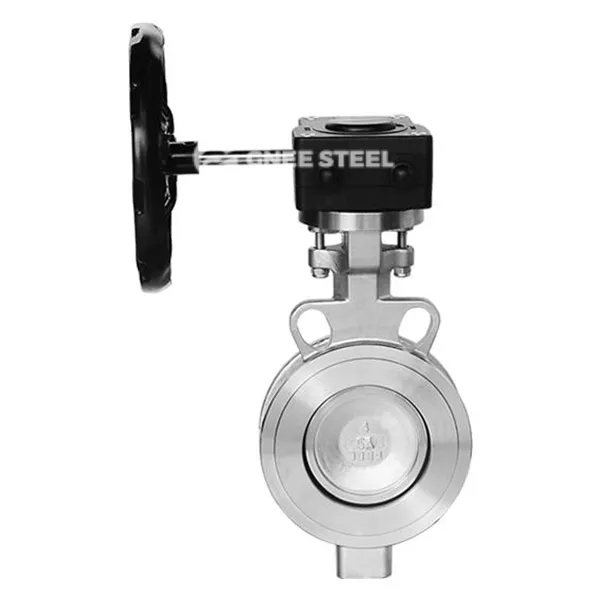 Ikkita eksantrik yuqori samarali kapalak valf