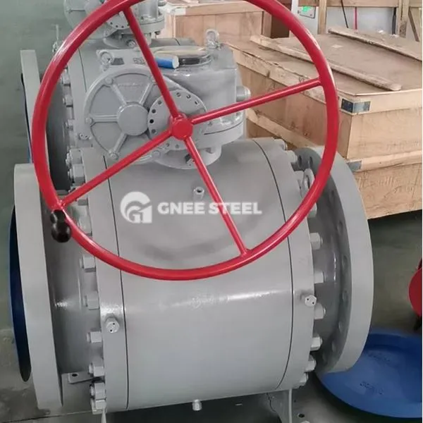 Tishli operatsiya qilingan balli valf