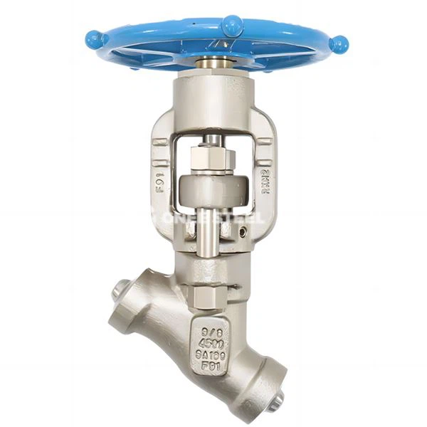 Yuqori bosim y globe valf turi