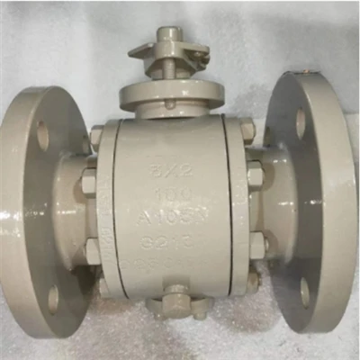 3PC Trunion MTD sharli klapan, ASTM A105, 150 LB, Paragvayga 3 X 2 dyuymli kema