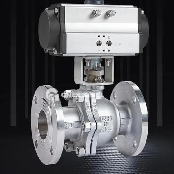 Pnevmatik operatsiya qilingan balli valf